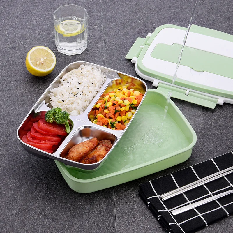 Портативный герметичный Ланч-бокс сохраняет температуру Bento box Кемпинг путешествия Туризм Офис школа портативный из нержавеющей стали еда Co