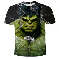 o neck marvel superhero big hulk print fashion trend new t shirt summer mens short sleeve casual wear 2021 asian size