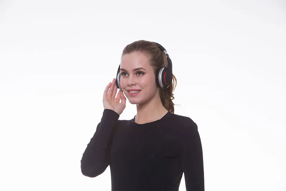 Беспроводные наушники Bluetooth 5,0 наушники с микрофоном слот для sd-карты шумоподавление супер бас для телефона PC tv PS4