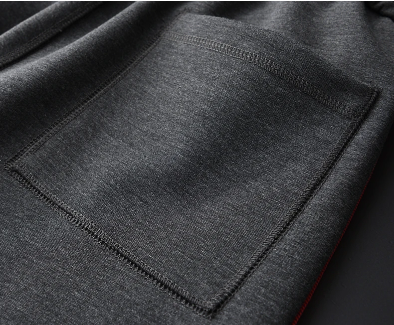 Брюки мужские композитные роскошные спортивные толстые брюки контрастных