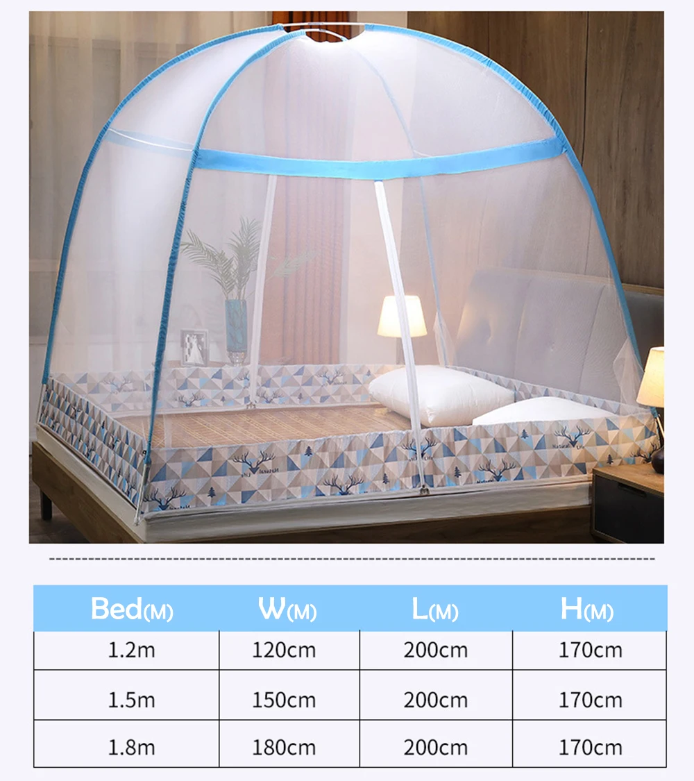 3Size Mosquito Net Dome Repellent Insect Netting Canopy Dormitory Household Bedroom Encryption NetTent | Дом и сад
