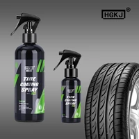 tyre gloss hgkj s22 tire coating spray hydrophobic sealant wax for car wheel auto care re black shine chemistry filler