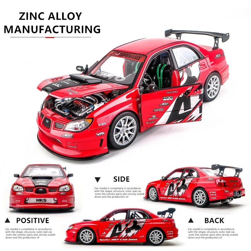 WELLY 1:24 Subaru автомобильные аксессуары брелок для автомобиля автомобильных ключей