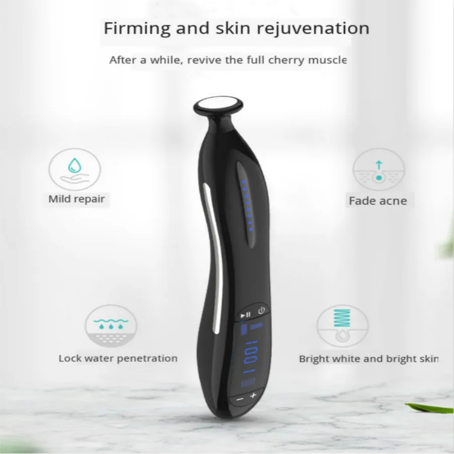 Синий красный светильник для лечения акне лазерная ручка ухода за кожей лица