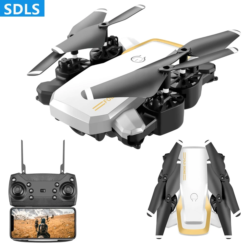Мини Дрон с 4K HD камерой Wi Fi FPV складной Радиоуправляемый Функция удержания высоты