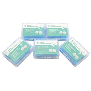 5 Коробков * 6 шт Мягкий силиконовый анти-Шум уха Вилки для сна для путешествия Вилки Шум снижение звуконепроницаемые затычки Вилки Водонепроницаемый для плавания