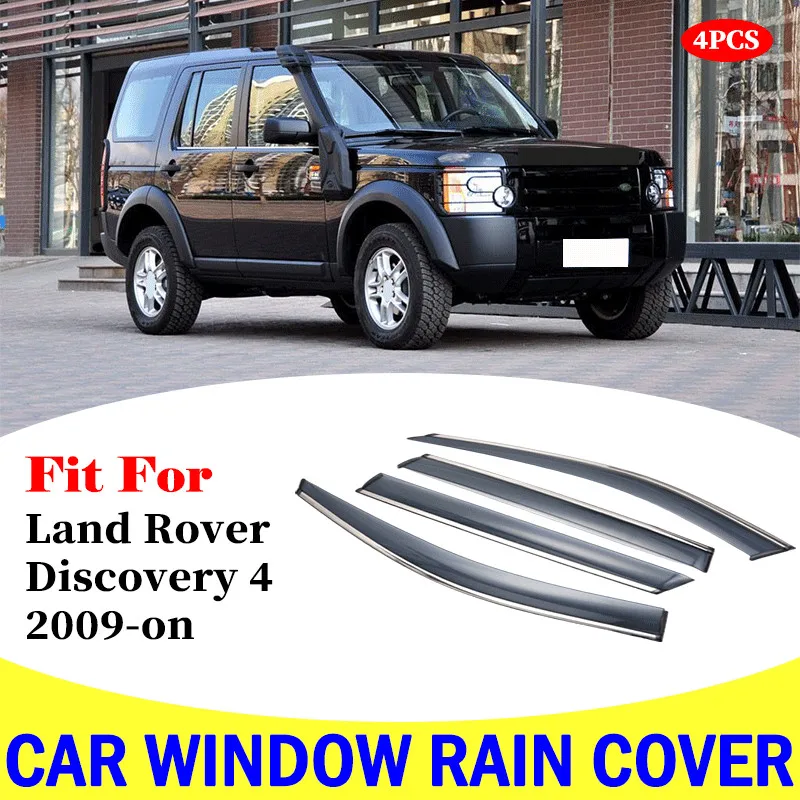 For Land Rover Discovery 4 window visor car rain shield deflectors awning trim cover exterior car-styling accessories 2009-2020