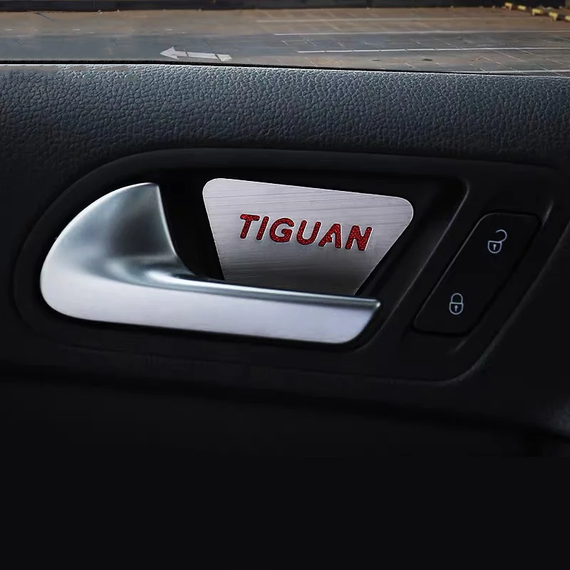 Наклейка на внутреннюю чашу дверной ручки автомобиля защита от царапин эмблема