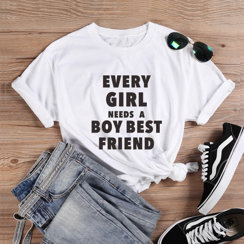 Женская футболка для девушек с принтом | одежда