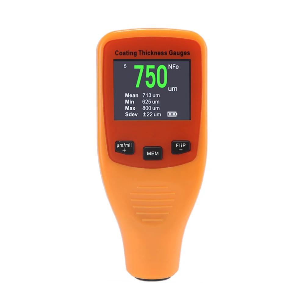 Nicetymeter CM8806FN толщиномер покрытия авто измеритель толщины краски инструмент для детализации Авто покрытие 50 мил 1250 мкм тестер