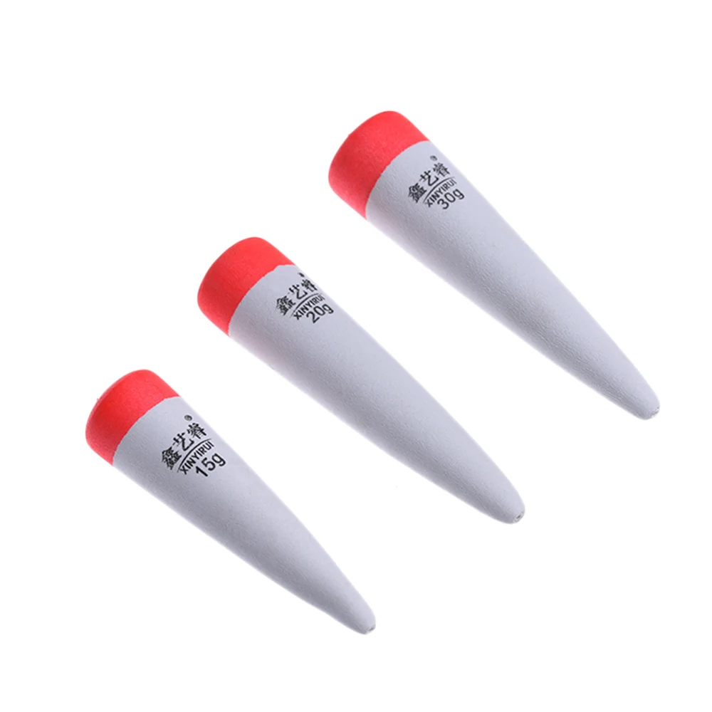 Eva Foam Fishing Floats Portable Pike Live Bait Float Plastic Buoyancy Inline Bobber Saltwater Tackle 15g 20g 30g | Спорт и