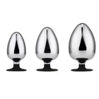 Горячий дизайн большой размер присоска огромные Металлические анальные бусины Анальная пробка искусственный пенис фаллоимитатор SM вставка секс-игрушка для мужчин и женщин