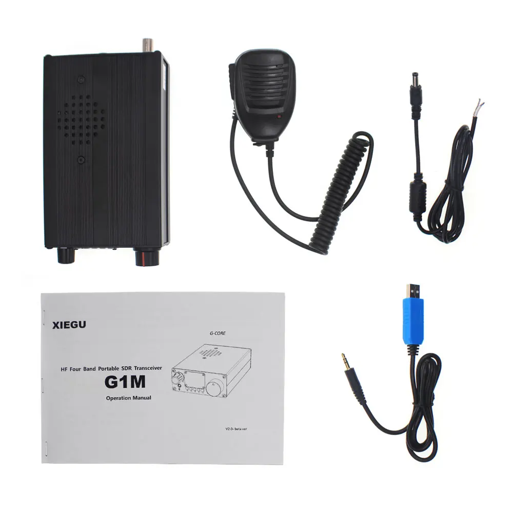 XIEGU G1M HF трансивер SSB/CW 0 5 30 МГц Мобильный радиоприемник Ham QRP G CORE SDR Любительское