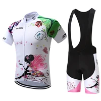 top10 hot sale cycling sets jersey maillot mtb uniforms polyester road bicycle bib shorts gel pad19d summer fashionclothes full