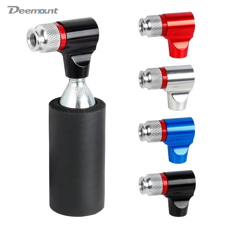 

Bicycle Economy CO2 Inflator For Threaded Cartridge Fits Schrader N Presta Cycle F/V A/V Urgent Inflation Incl. 2 Foam Casings