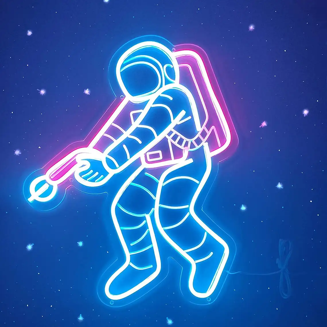 

Astronaut Neon Signs Neon Light, Space Neon Light Personalized Neon Sign Alien for Bedroom, Party Game, Neon Sign Gaming