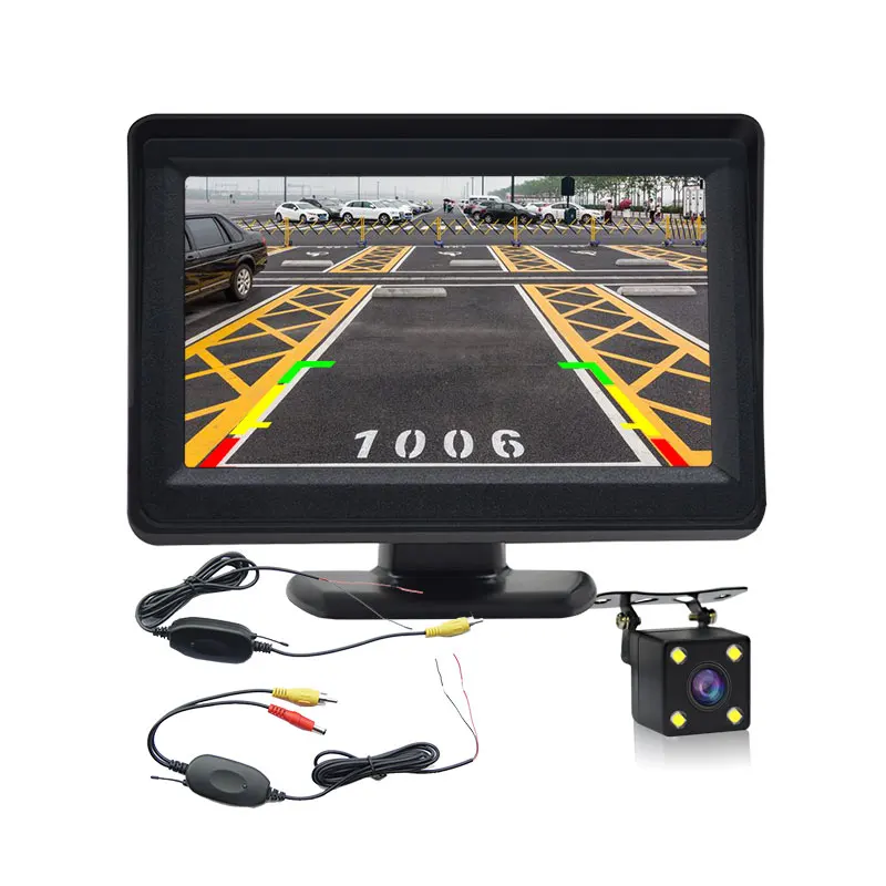 Автомобильная камера заднего вида Wifi беспроводной комплект проводки 2 4 GHz DC 12V