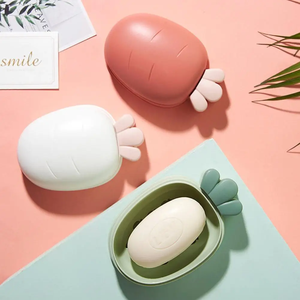 

Soap Holder Double-layer Bathroom Accessories Plastic Draining Non-slip Soap Shower Tool Box Soap Dish Drainage T6Q4