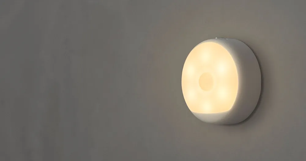 Xiaomi Yeelight moon лампа Светодиодная лампа с датчиком движения Ночной светильник датчик движения светильник умный настенный светильник управление движением