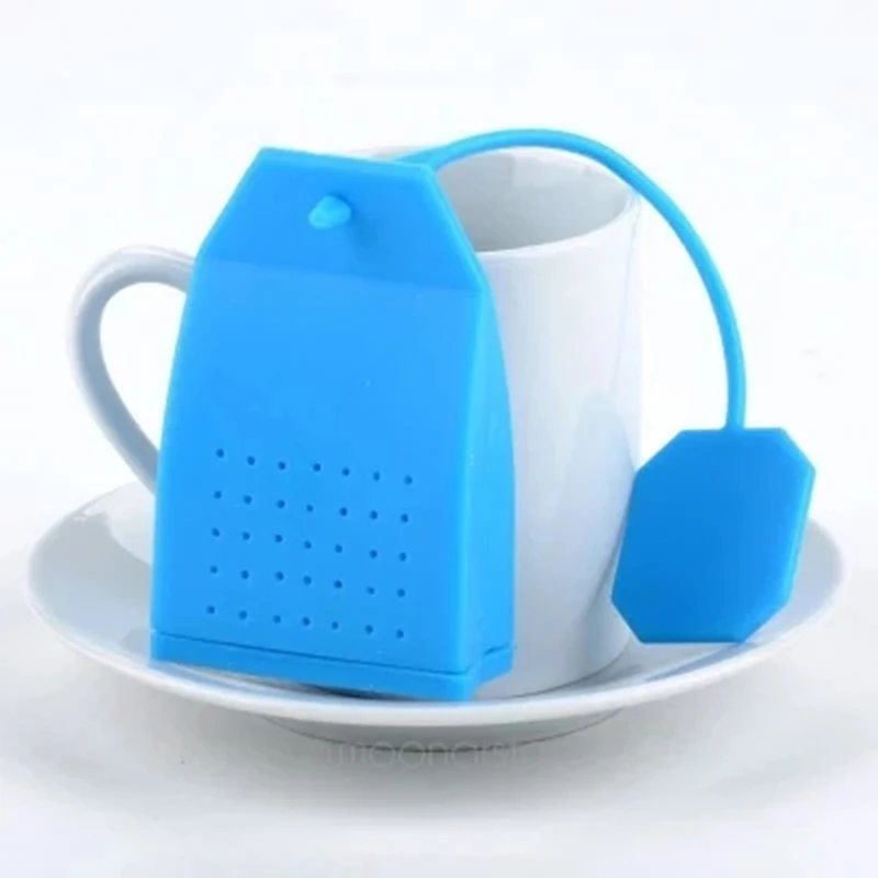 1Pcs Bag Style Silicone Tea Infusers Strainers Herbal Spice Filters Scented Kitchen Coffee Tools For Brewing | Дом и сад