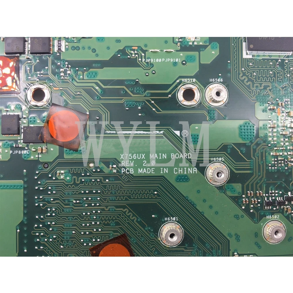 

X756UX Motherboard i7-6500U GTX950M REV2.0 For Asus X756U X756UWK X756UX X756UJ X756UB X756UV Laptop Mainboard X756UX Mainboard