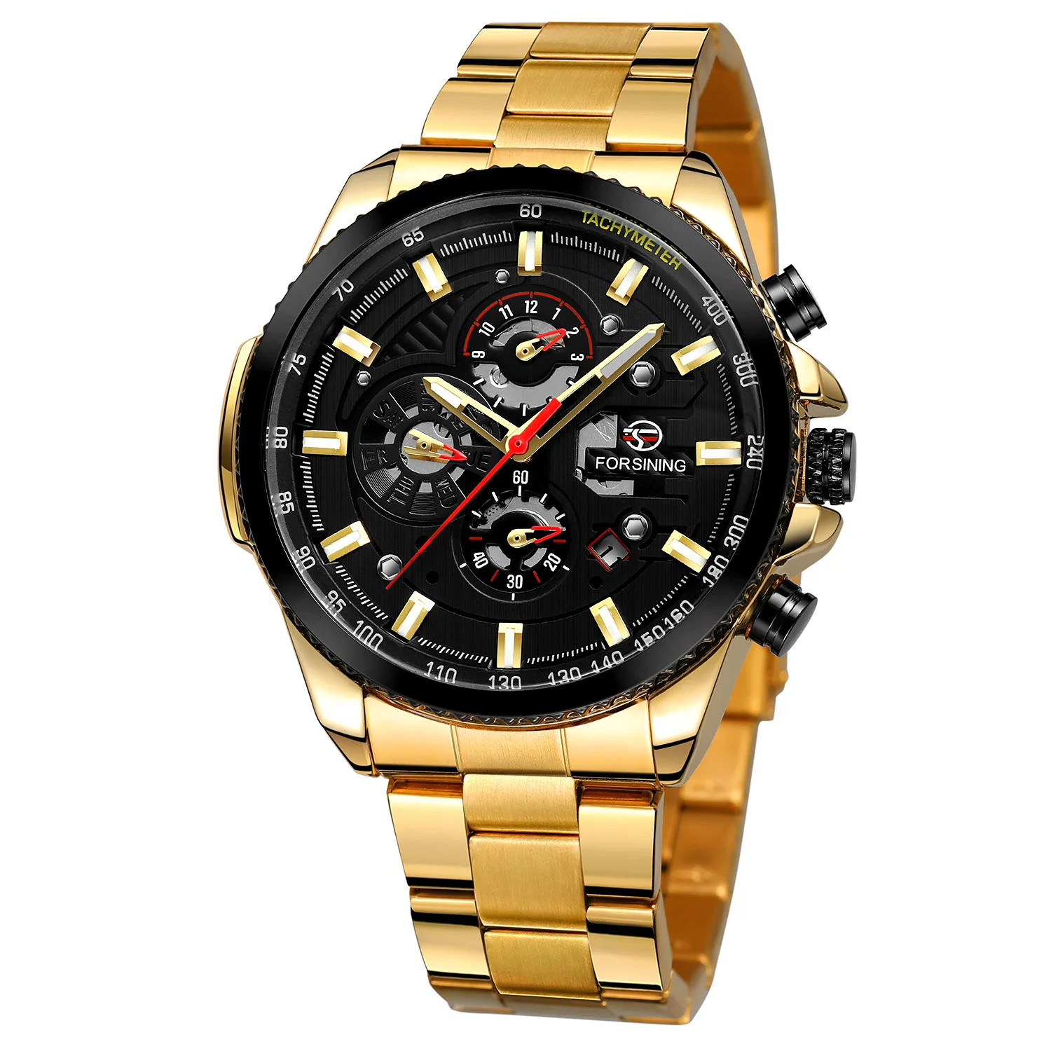 

Men New Top Brand Luxury Automatic Self-winding Watch Fashion Skeleton Mechanical Genuine Steel Belt Wristwatches Dropshipping
