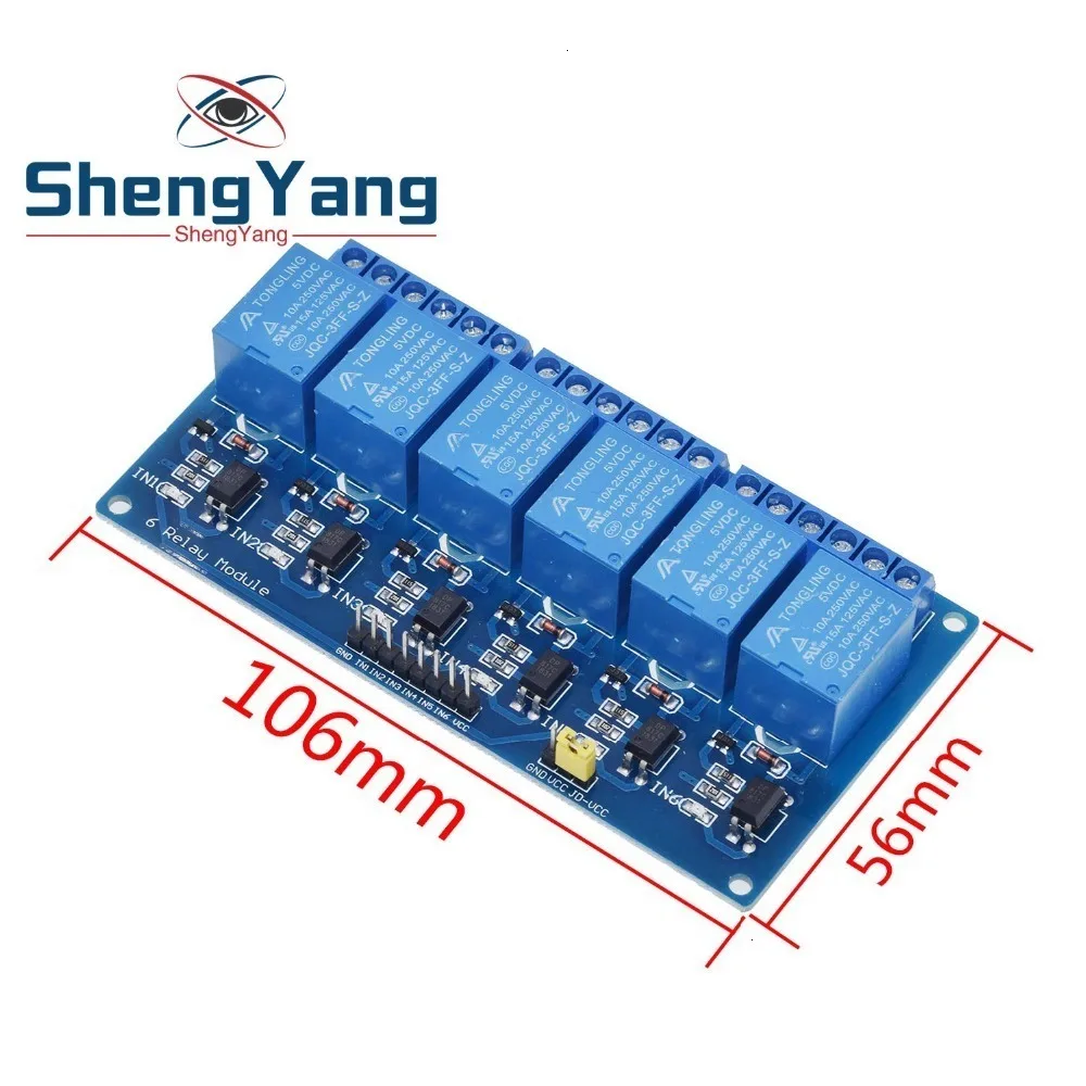 1 шт. ShengYang 5 в 12 В 24 В 1 2 4 8 канальный релейный модуль с оптроном релейный выход 1 2 4 8 способ релейный модуль для arduino diy