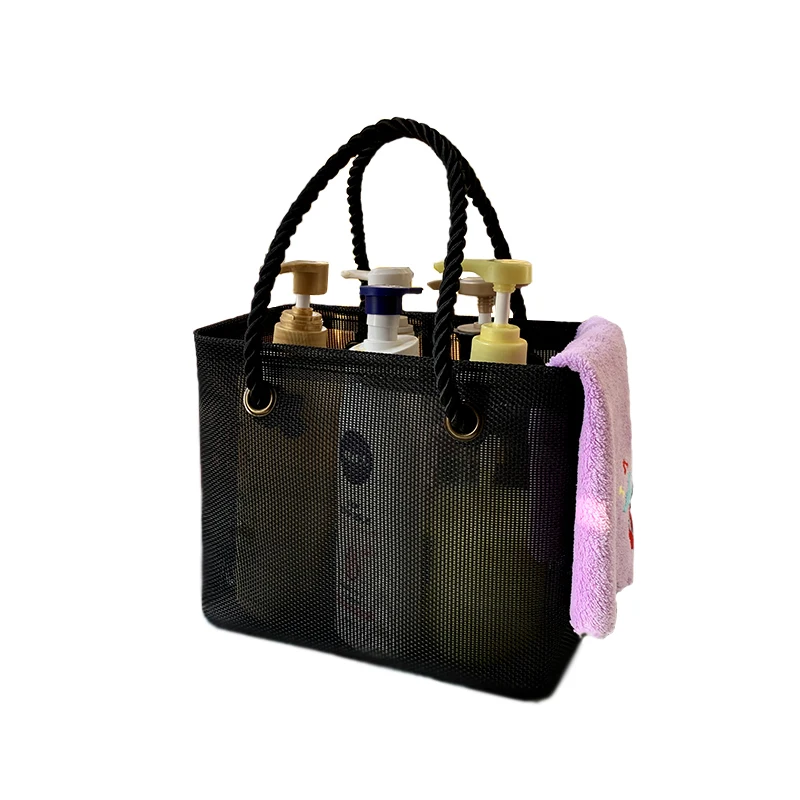 

Quick-Drying Bath Basket Storage Large Capacity Washing Basket Portable Bath Basket Mesh Bath Bag Foldable Swimming Pocket