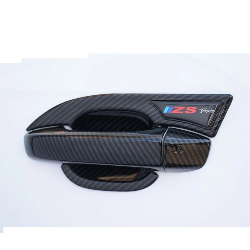 Для MG ZS роскошный стиль ABS углеродное волокно дверная ручка Чаша крышка чашки