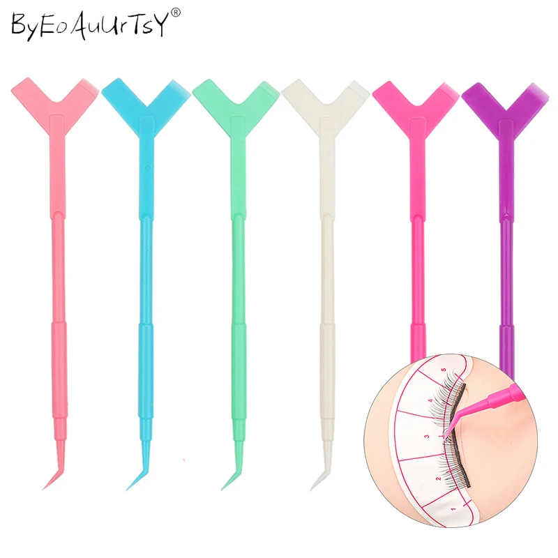 10 шт. многофункциональная Y-образная пластиковая ложка для завивки и подтяжки