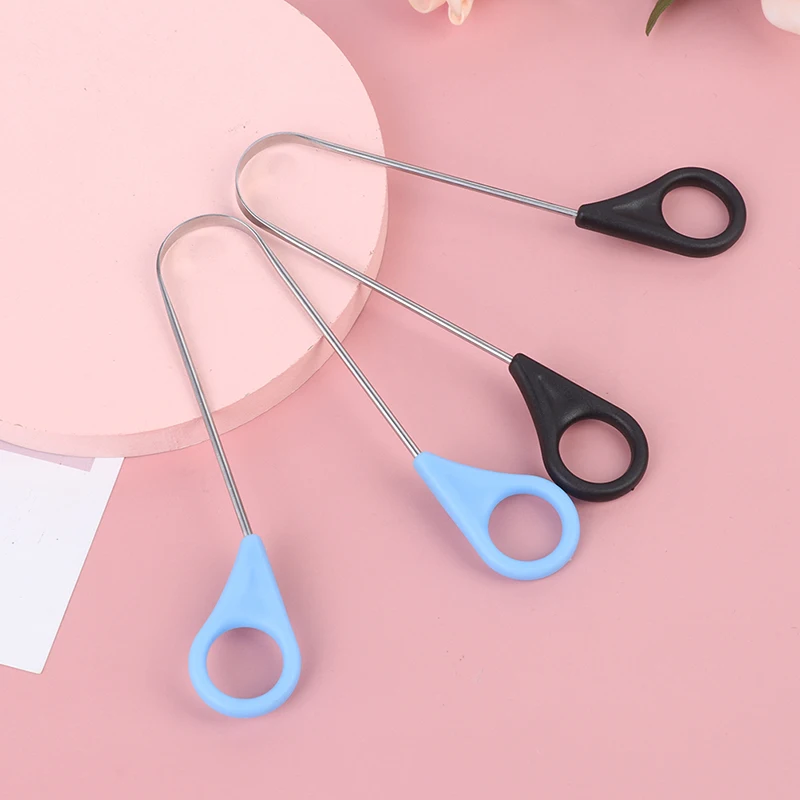 

Metal Tongue Scraper Oral Cleaner Brush Cleaning Fresh Breath Hygiene Care Tools