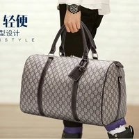 luxury printed personality large capacity handbags simple mens bags designer luggage retro leather travel duffel bag