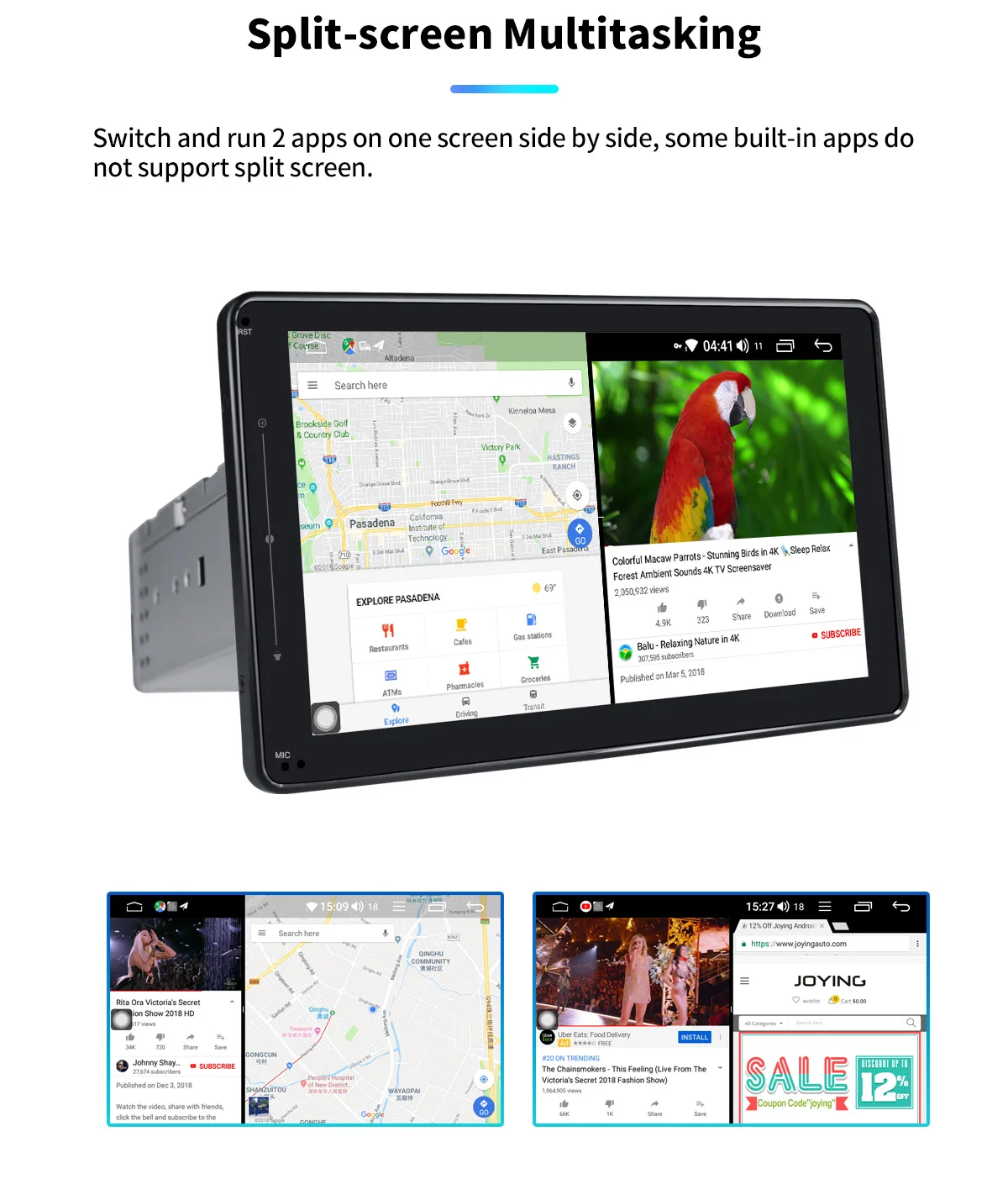 DSP 1280*720 " 1Din Android 8,1 Автомобильный мультимедийный радио gps SPDIF сабвуфер стерео Carplay 4G SIM WiFi DVR DAB OBD TPMS Bluetooth