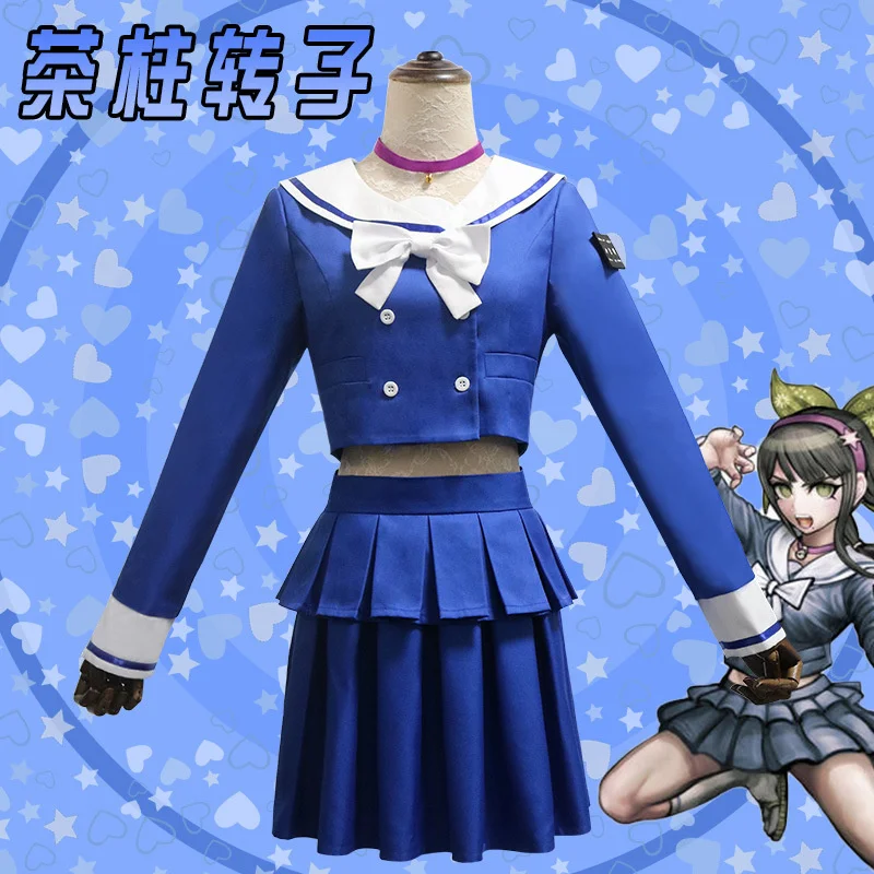 

Danganronpa V3 Doden Harmonie Tenko Chabashira Cosplay Kostuums Vrouwen Jurk Schooluniform Kleding