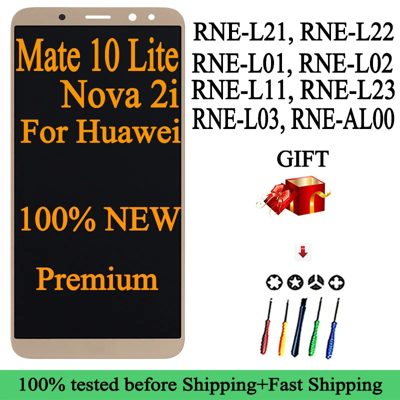Новинка 100% Φ/-L11/L23/L03/AL00 дисплей для HUAWEI Nova 2i сенсорный ЖК-экран Mate 10 Lite | Мобильные