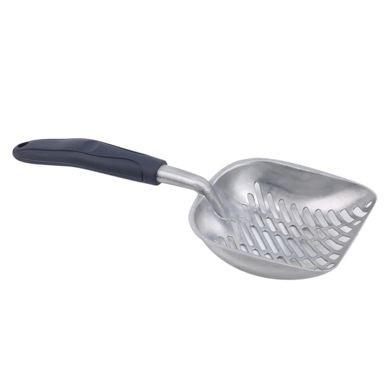 Большой металлический ковш для кошачьего туалета с глубокой лопаткой и