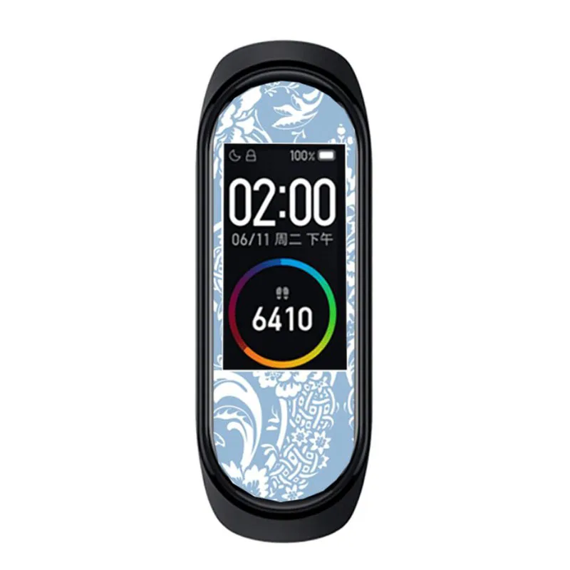 Крутой супергерой Marvel красочная Защитная пленка для Xiaomi mi браслет miband 4 Band4 Sport mi band4 NFC Защитная крышка для экрана - Цвет: 35