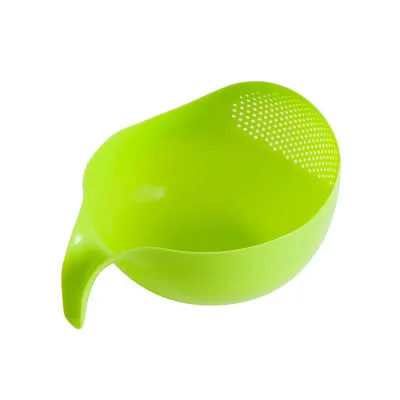 S-Green Кухонная мойка риса слив Basketry толстый пластик с ручкой фруктовая чаша стиральная корзина для товары для дома, кухни mx8021523 - Цвет: S-Green