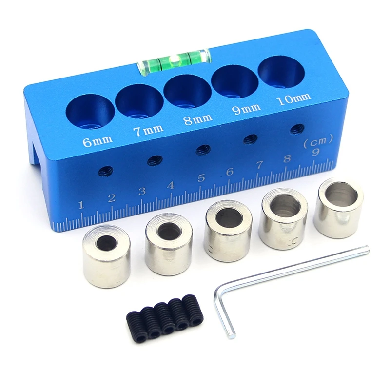 Карманный зажим для отверстий с пузырьковым уровнем Деревообрабатывающие