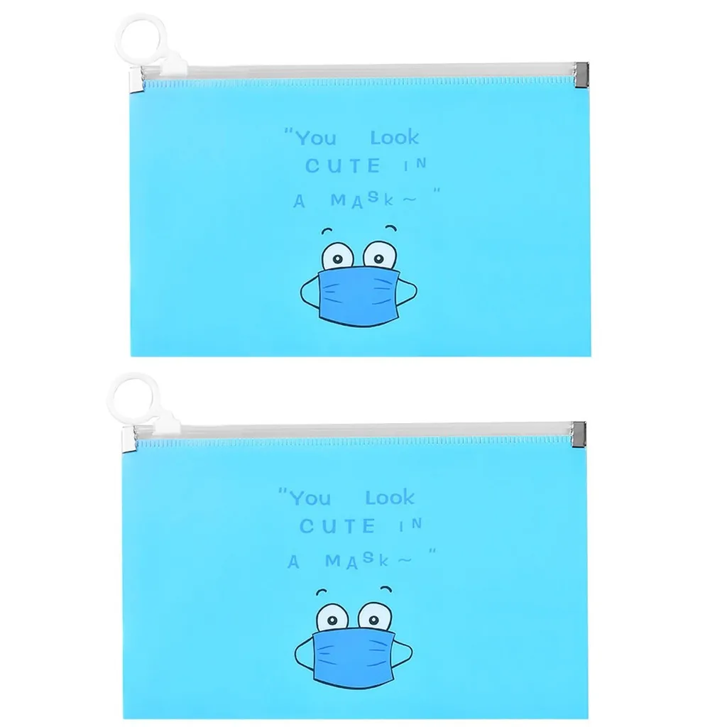 Водонепроницаемый портативный органайзер для масок лица складные сумки очистки