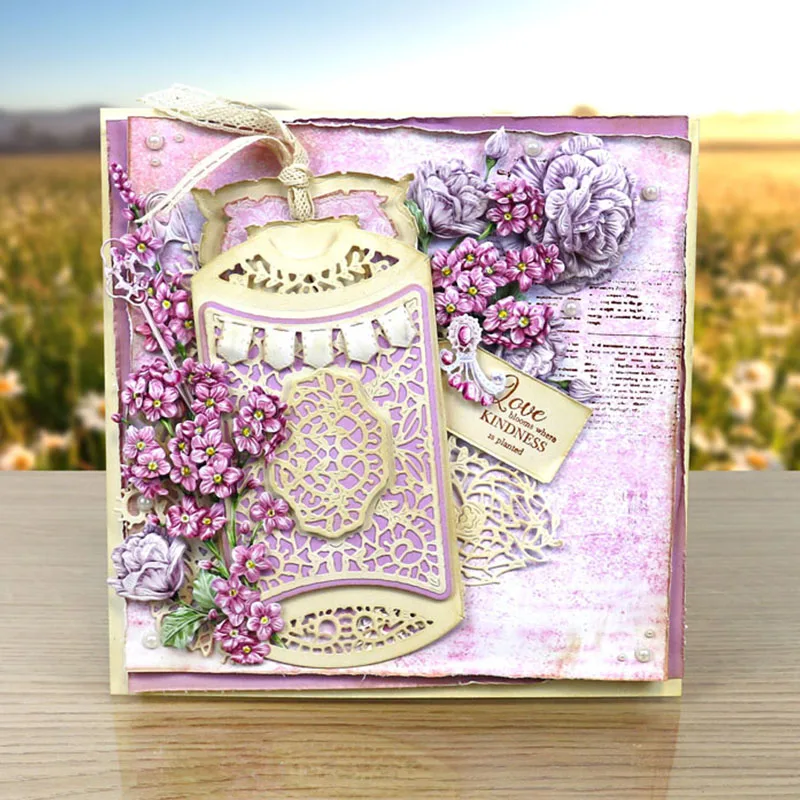 Розы цветы спрей металлические Вырубные штампы и украшения вырубки для