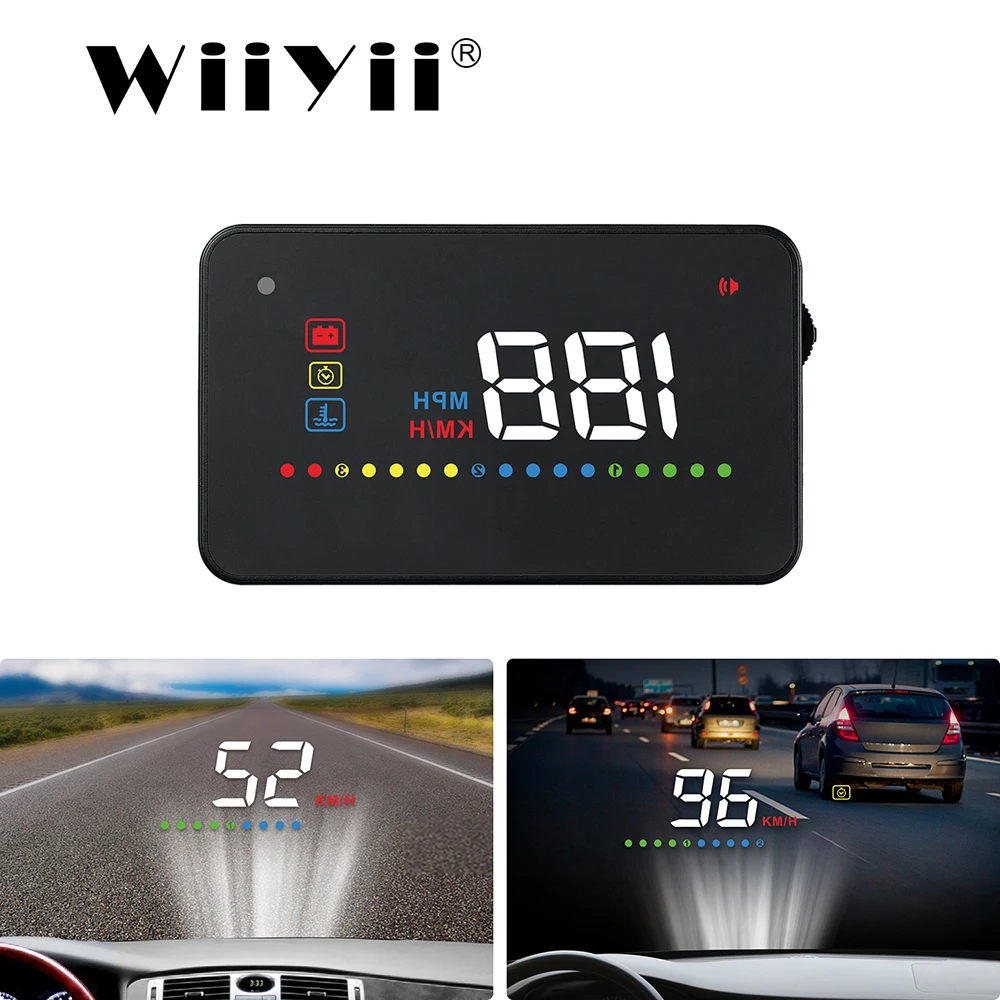 GEYIREN A200 Автомобиль HUD OBD II на лобовое стекло Дисплей превышение скорости
