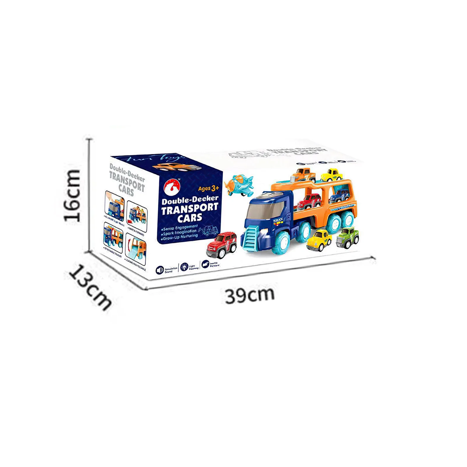 Детская Автомобильная игрушка грузовик для перевозки игрушек Ассорти