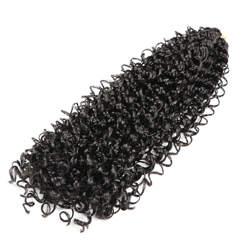 Кудрявые вьющиеся волосы для наращивания 18 дюймов длина одноцветные новые