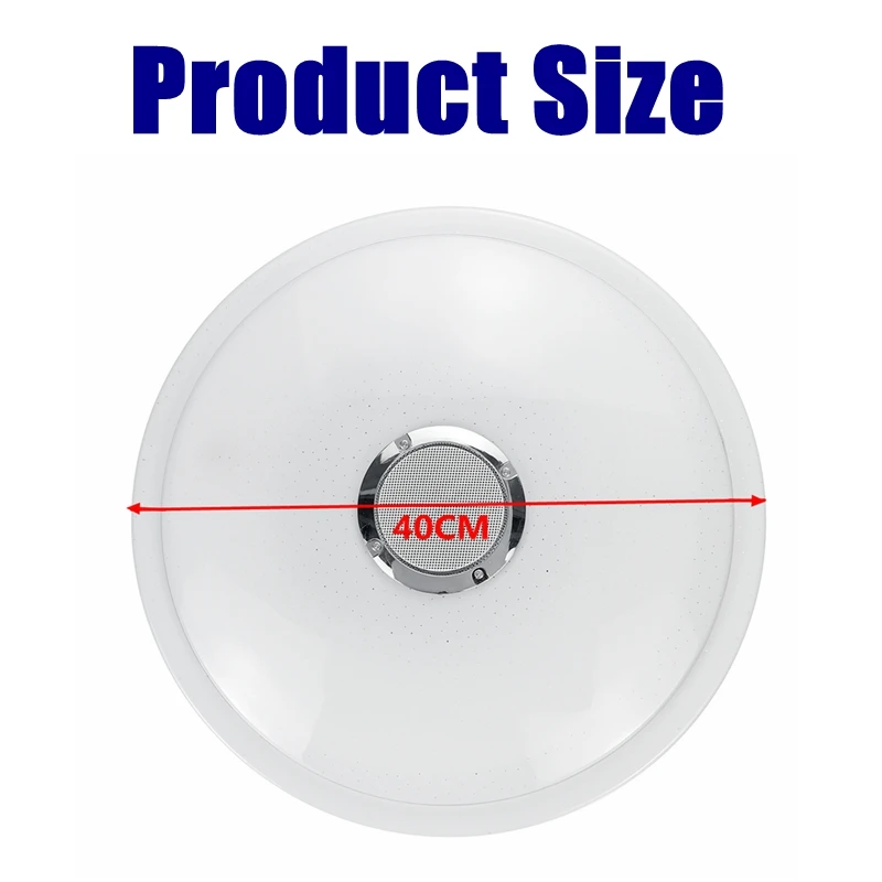 

72W Modern RGB LED Ceiling Lights Home lighting APP bluetooth Music Light Bedroom Lamps Smart Ceiling Lamp+Remote Control