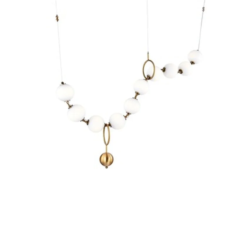 Современный светодиодный стеклянный абажур светильник подвесные светильники в