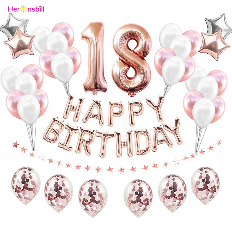 37 шт. 1st 1 2 3 4 5 6 7 8 9 10 18 21st 30 40 50 лет с днем рождения Количество воздушных шаров комплект вечерние аксессуары для взрослых и детей, для мальчиков и девочек
