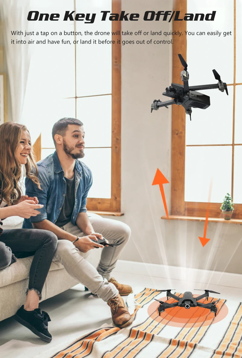 Global Drone GW106 4K Дрон с длинным временем Fly Wifi FPV Профессиональный Дрон с камерой HD 4K Квадрокоптер VS E58 E520S SG901 SG106