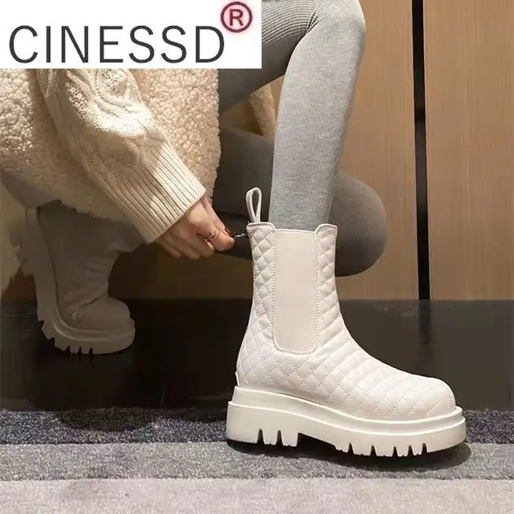 

2022 Socks Boots Women Shoes Fashion Shoes Ladies Motorcycle Boots New Design Gear Wedge High Heels Autumn Winter Shoes Woman
