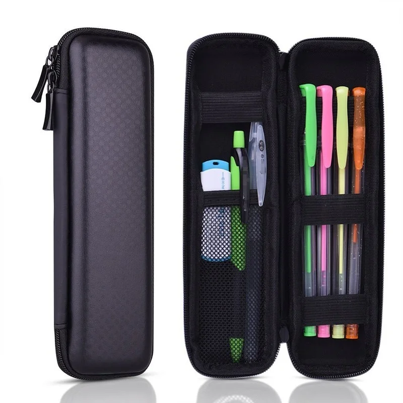 

EVA Hard Shell Stylus Pen Storage Pencil Case Container Black Multifunctional Pencil Case School Office Supplies Stationery